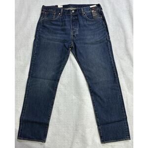 Levi's Premium 501 Slim Taper Selvedge Jeans- Denim-Men’s 40x32 NWT-Dark Indigo